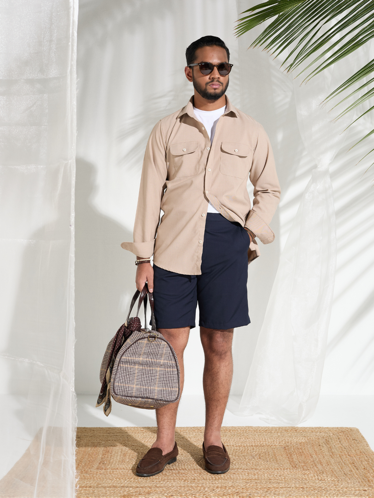 Beige Safari Shirt