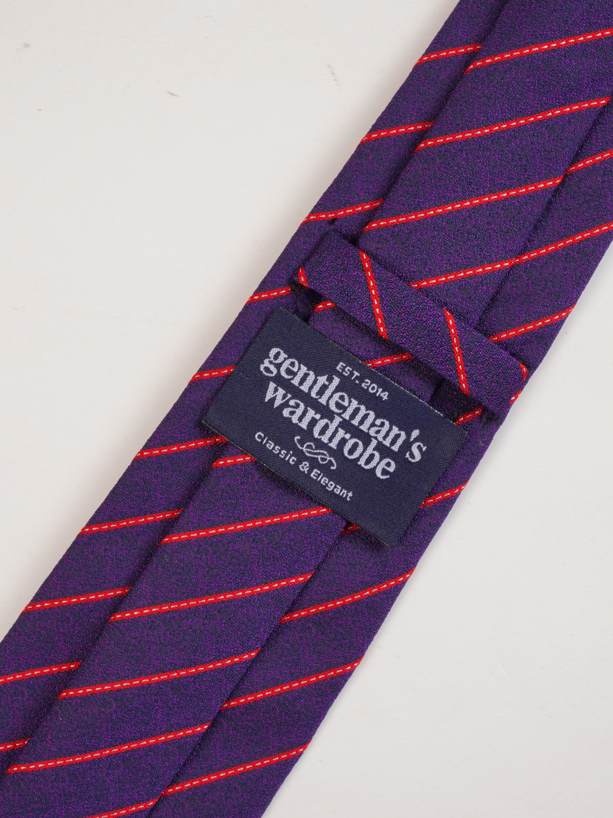 Lavender & Repp Tie