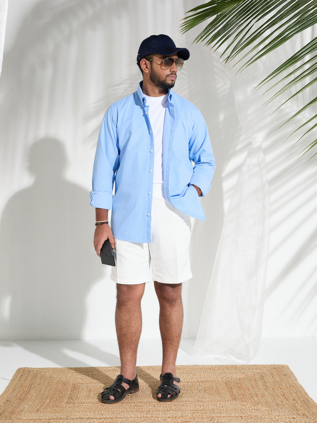 Sky Button Down Shirt