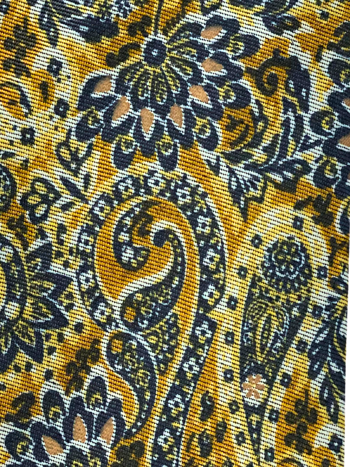 Yellow Paisley Tie