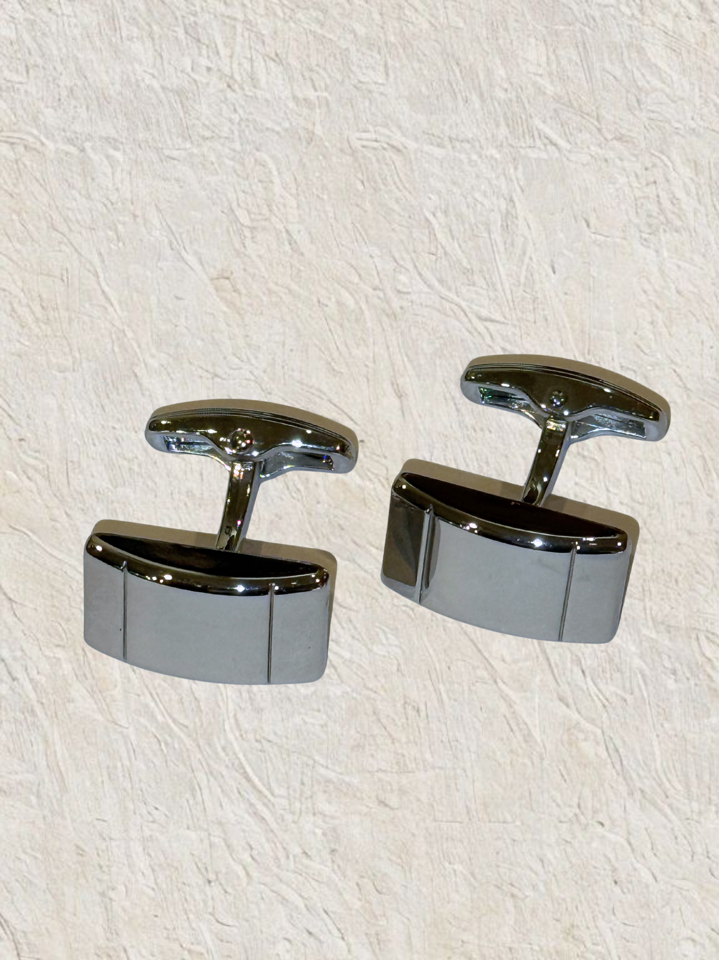 Silver Plate Cufflink