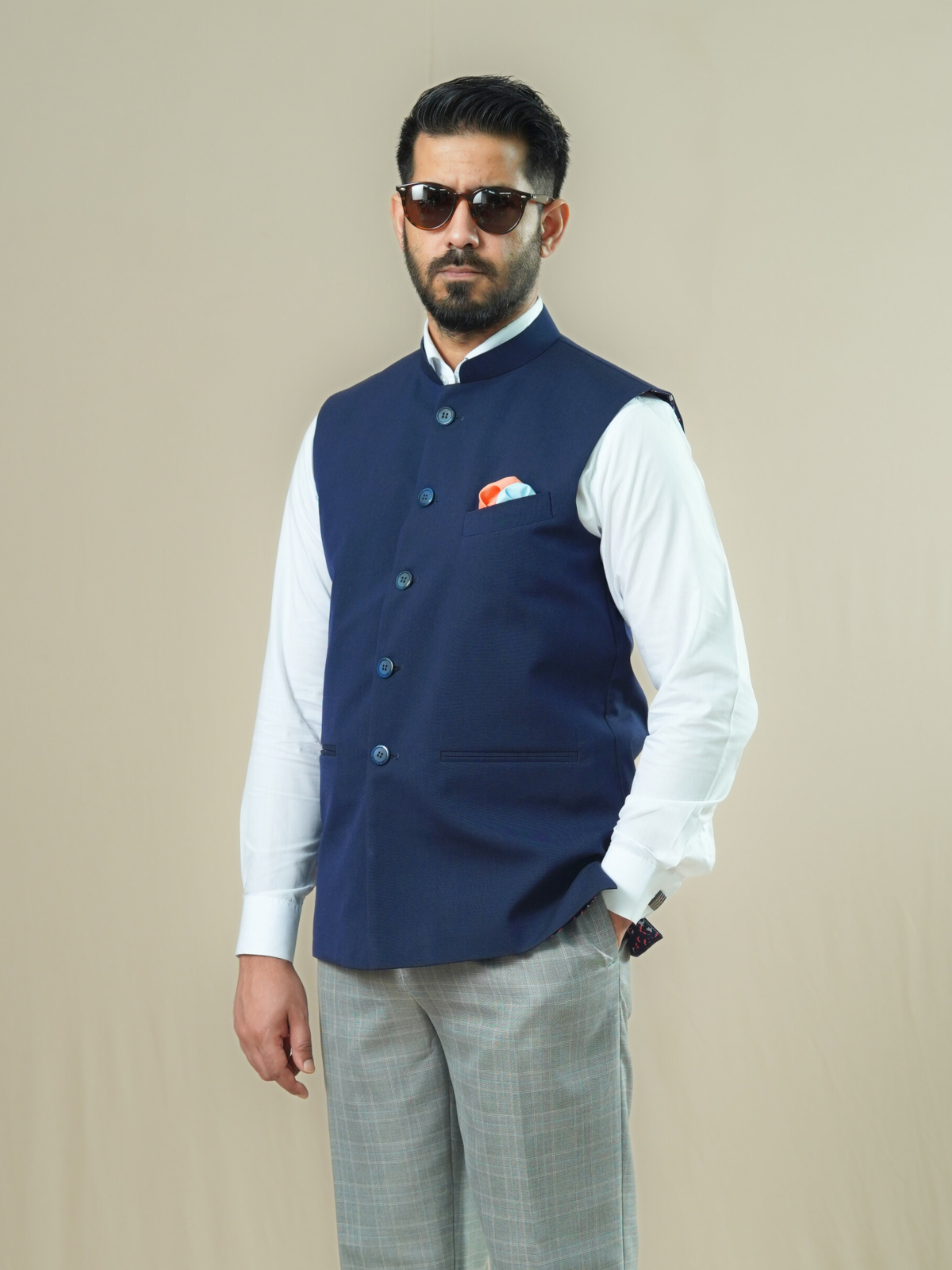 Navy Coaty