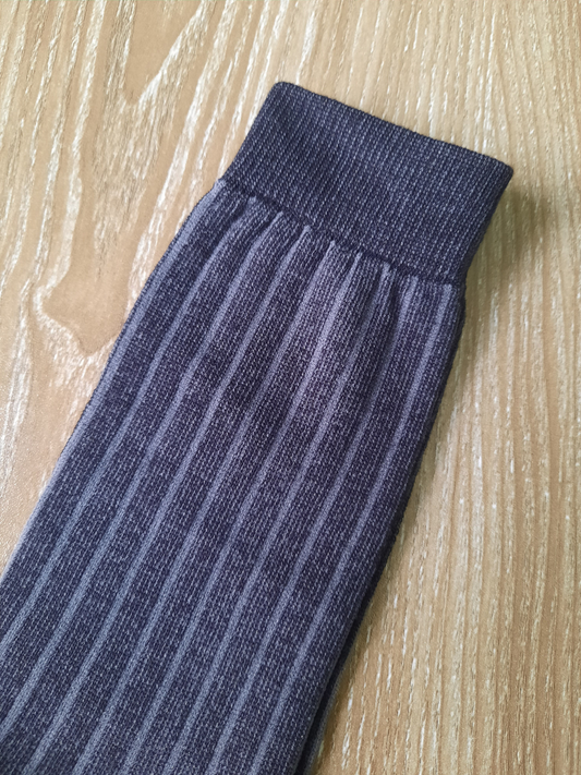 Charcoal Stripe Socks