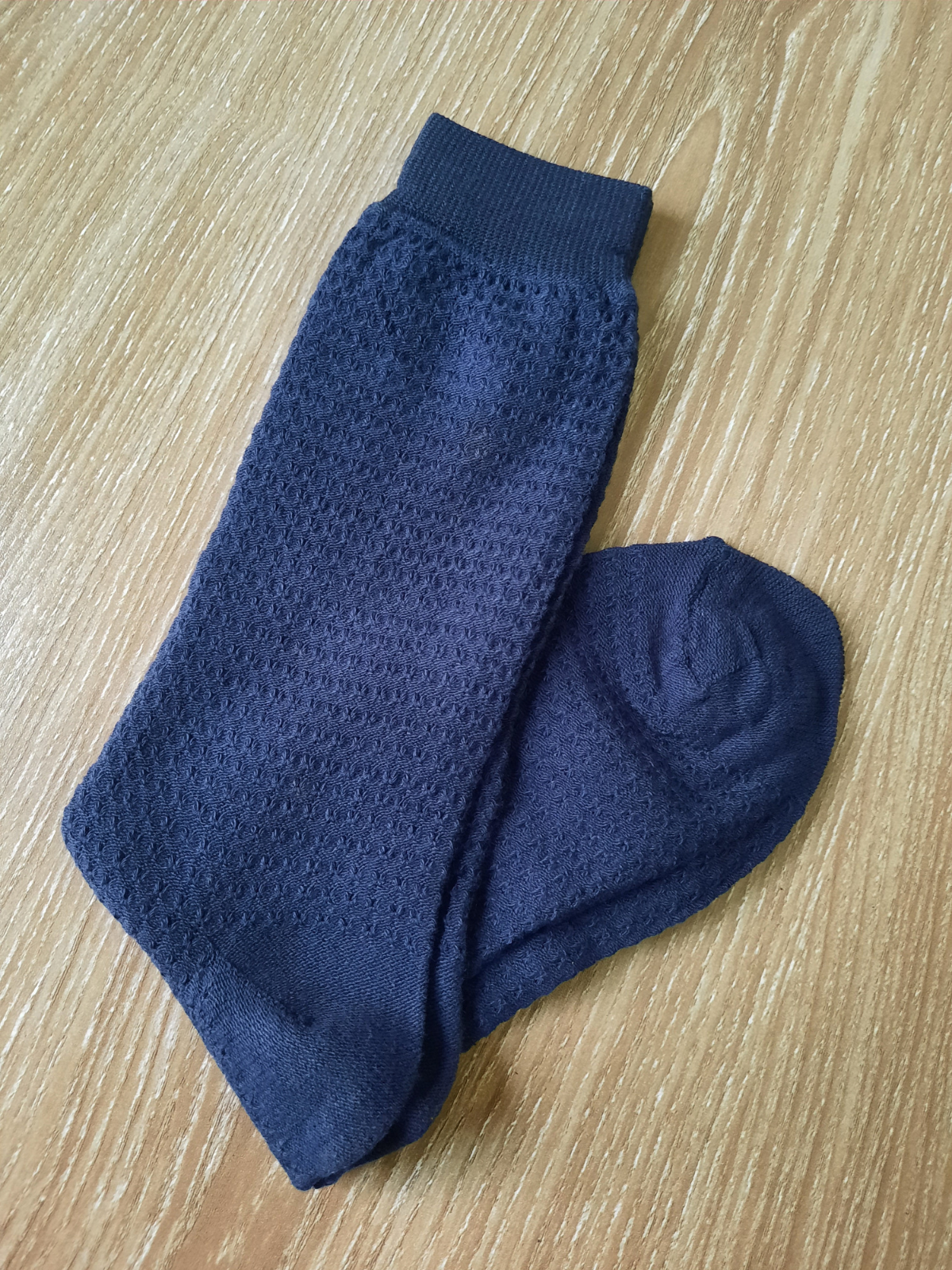 Blue with Subtle Dots Socks