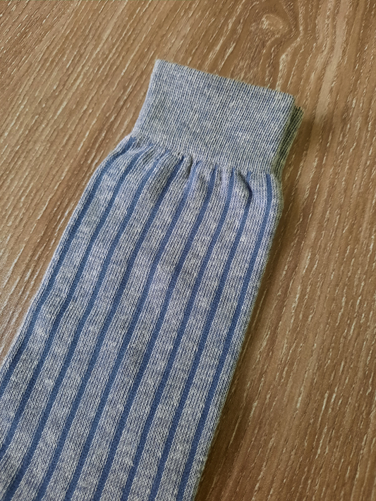 Light Grey Stripe Socks