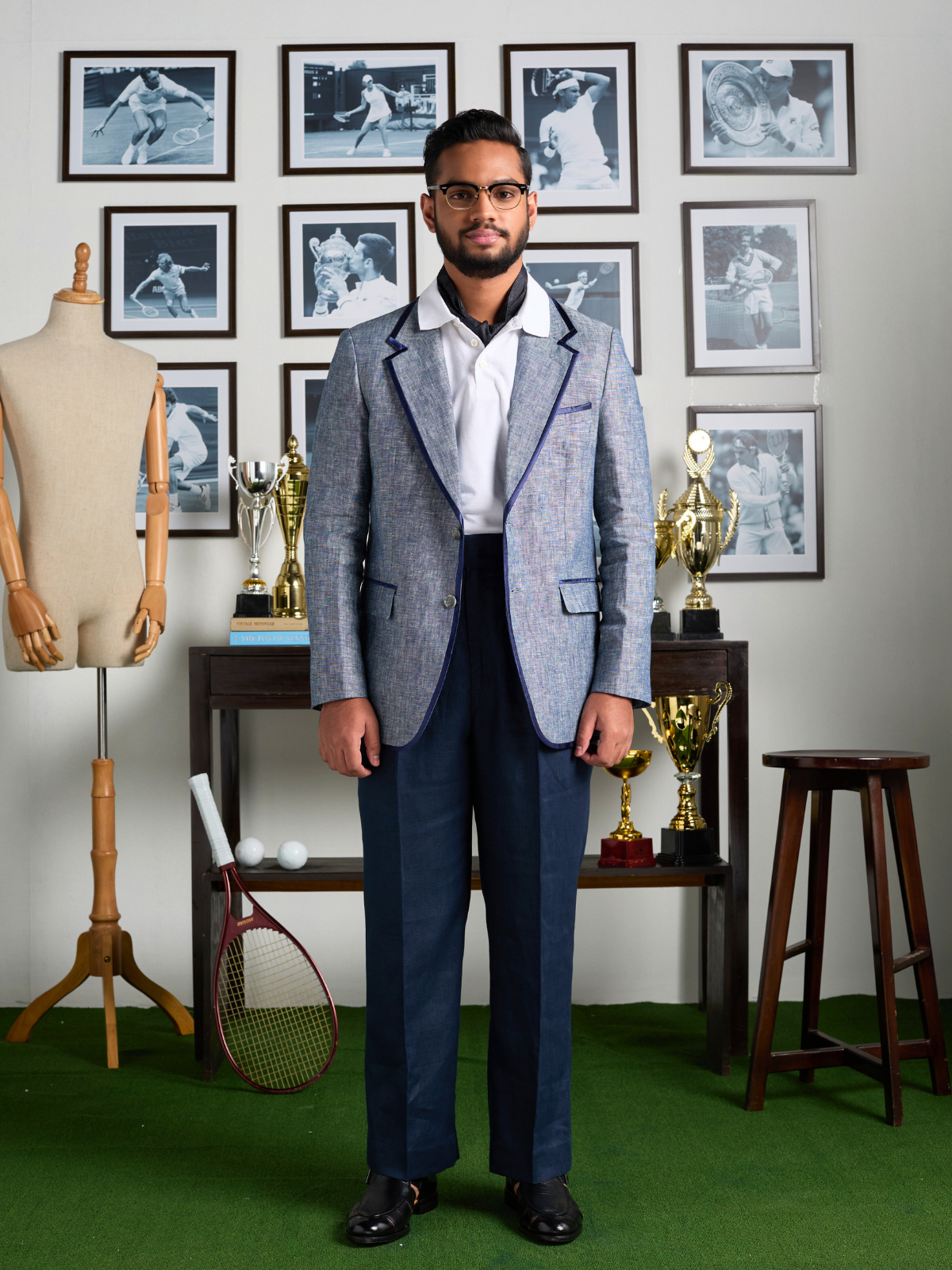 Grey Rowing Blazer
