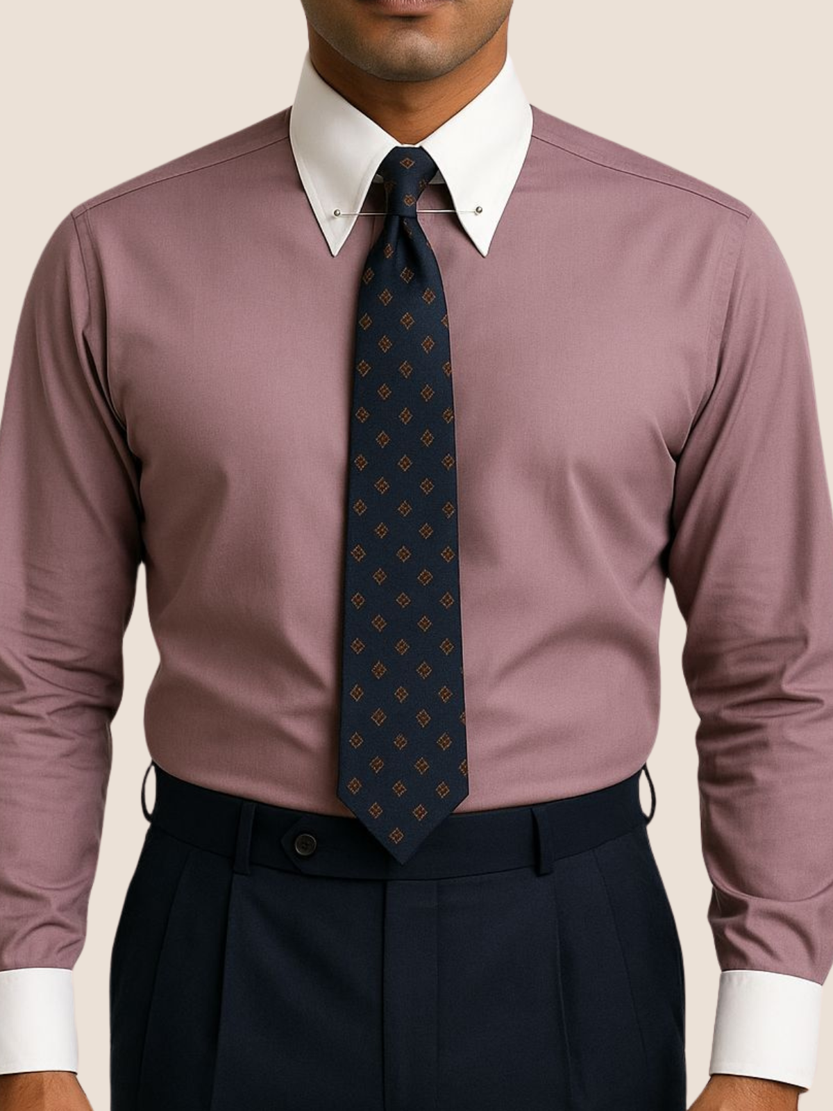 Winchester Mauve Formal Shirt