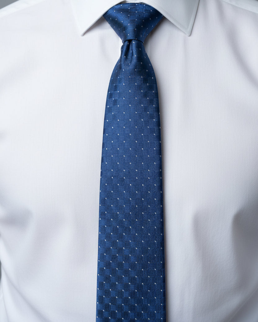 Sapphire Mosaic Tie