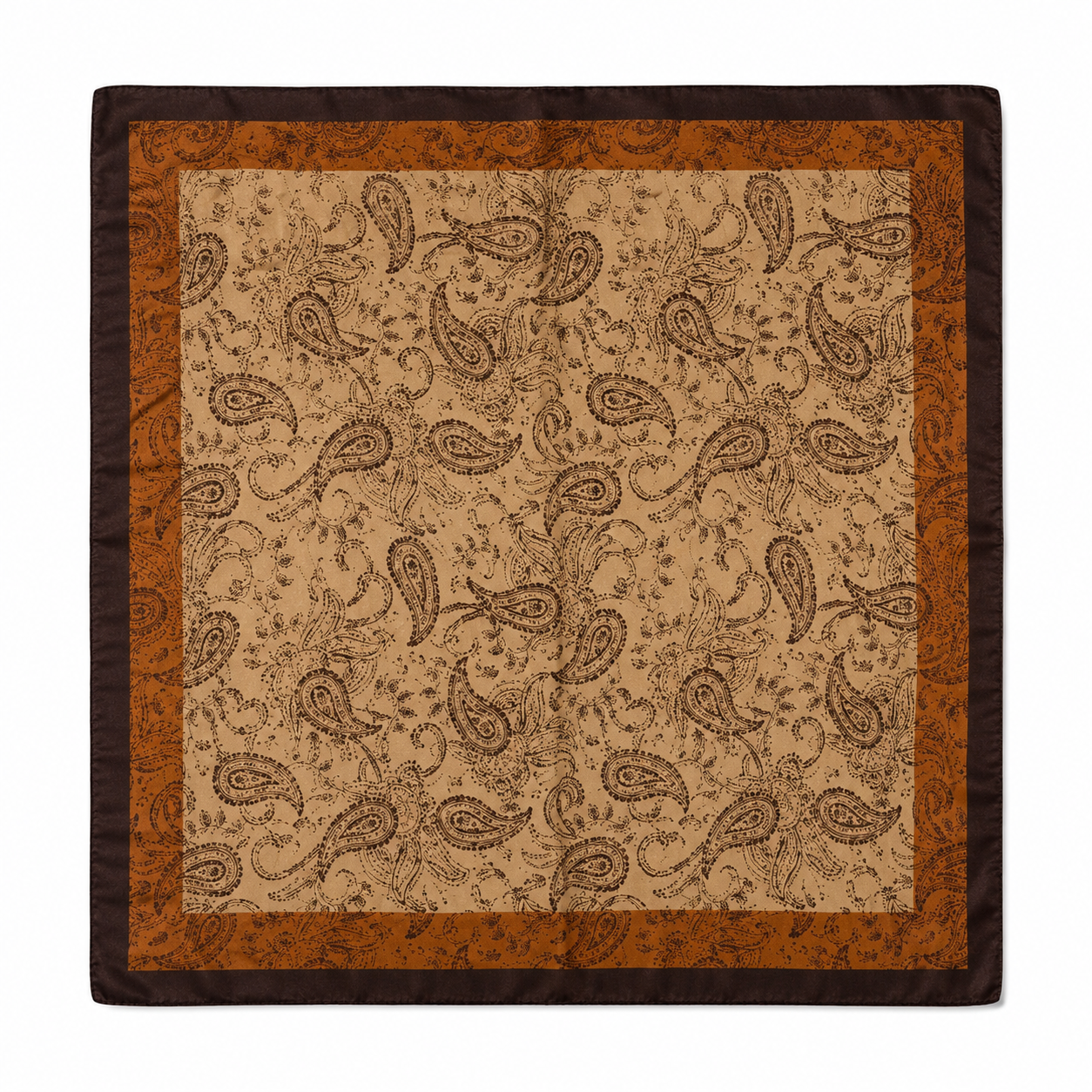 Burnished Paisley Bandana