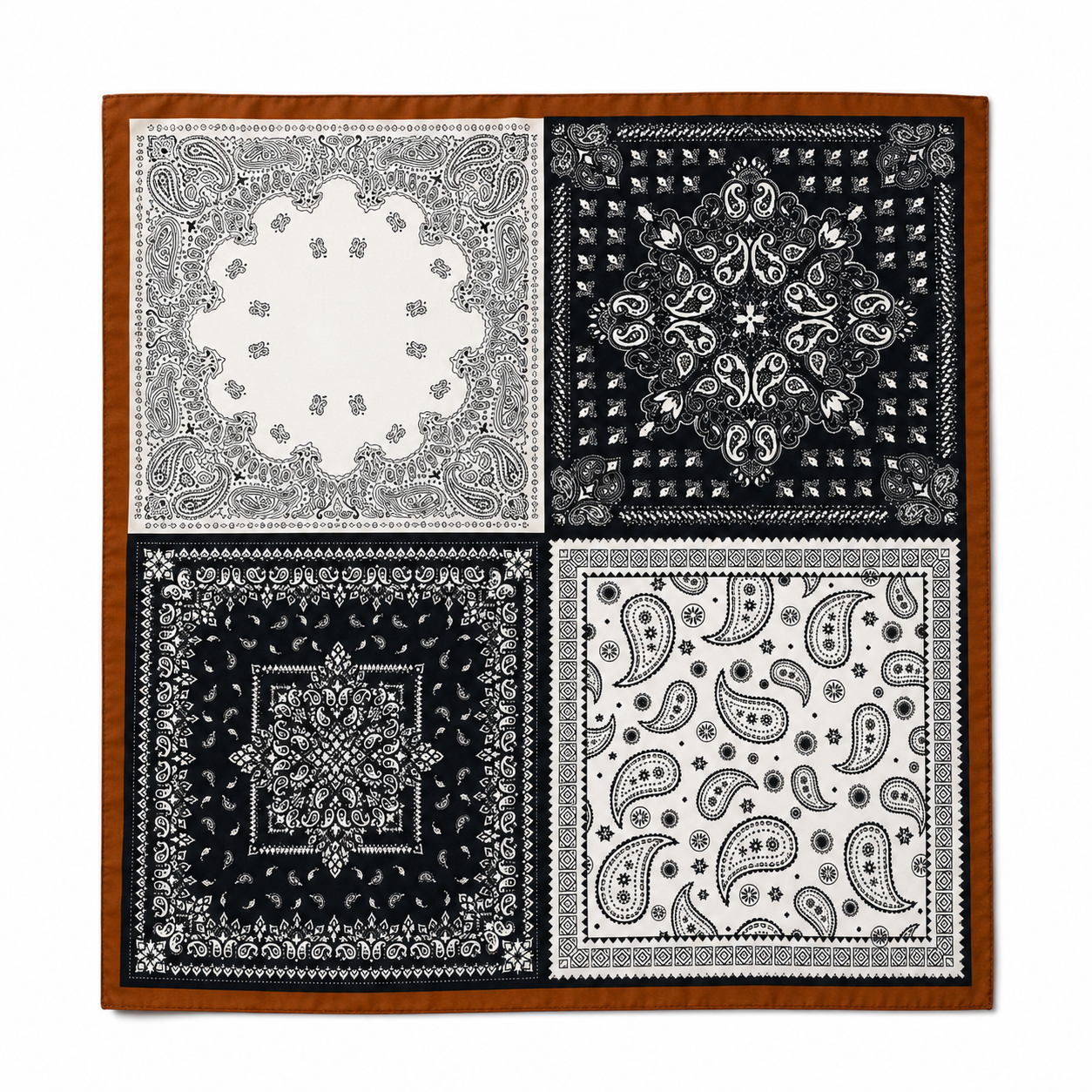 Saddlewood Paisley Bandana