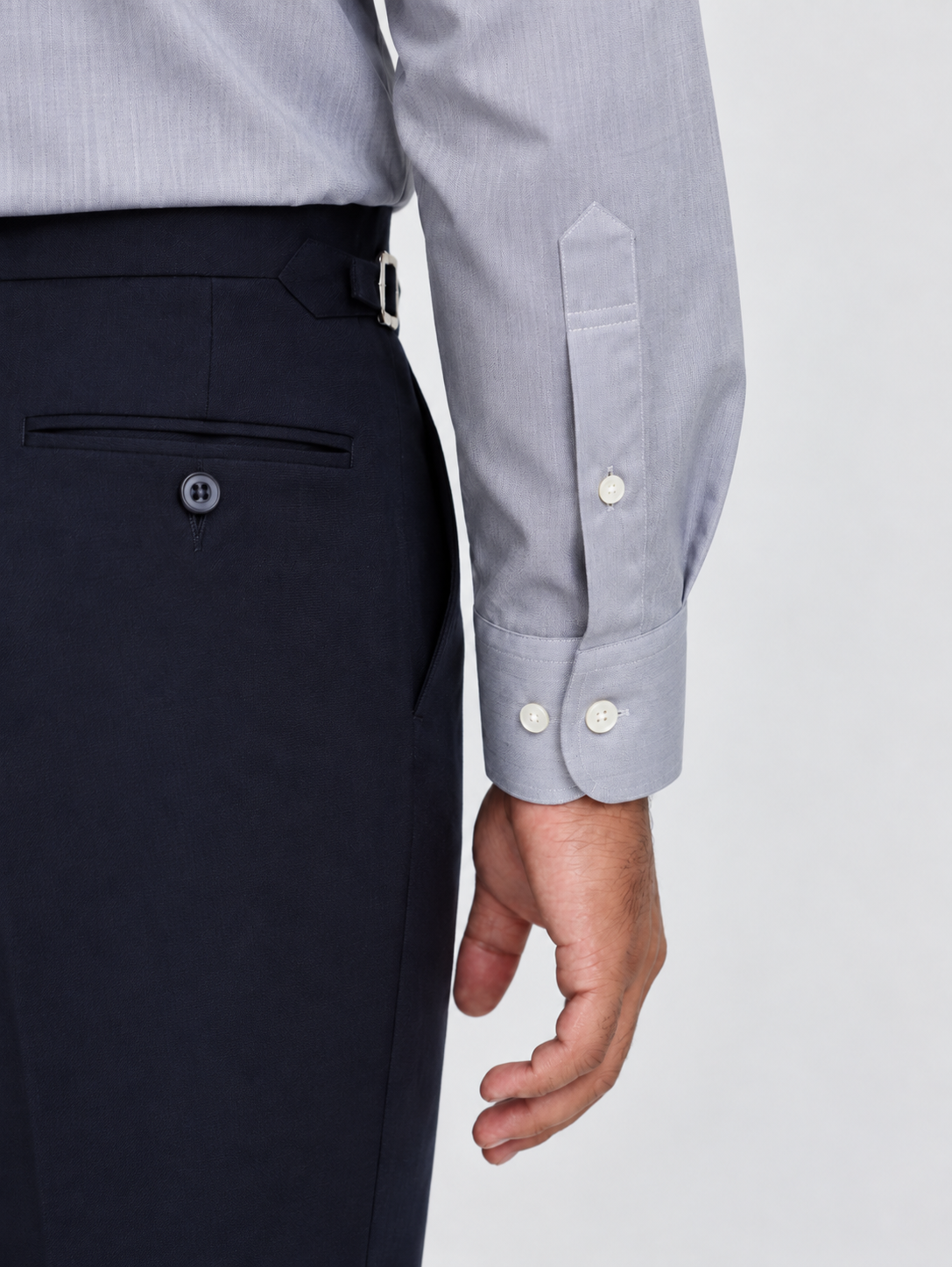 Silver Grey Formal Shirt