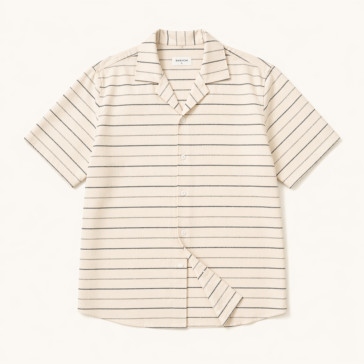 Off-White Stripe Cuban Shirt