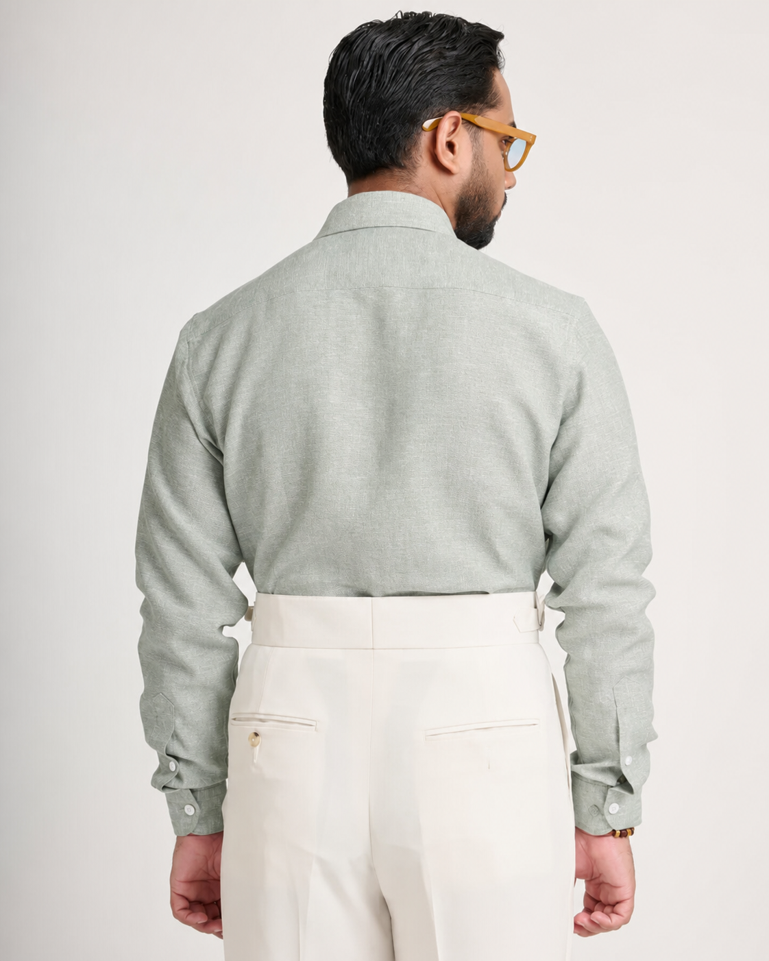 Sage Green Linen Shirt