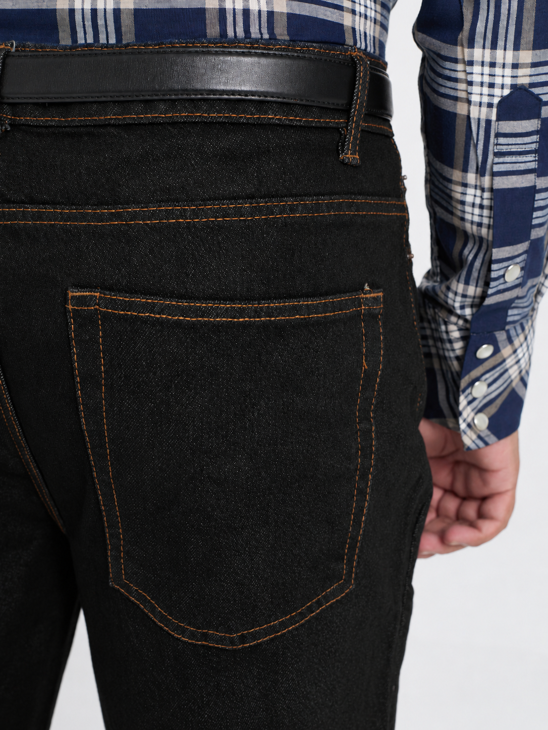 Black Mid Rise Jeans