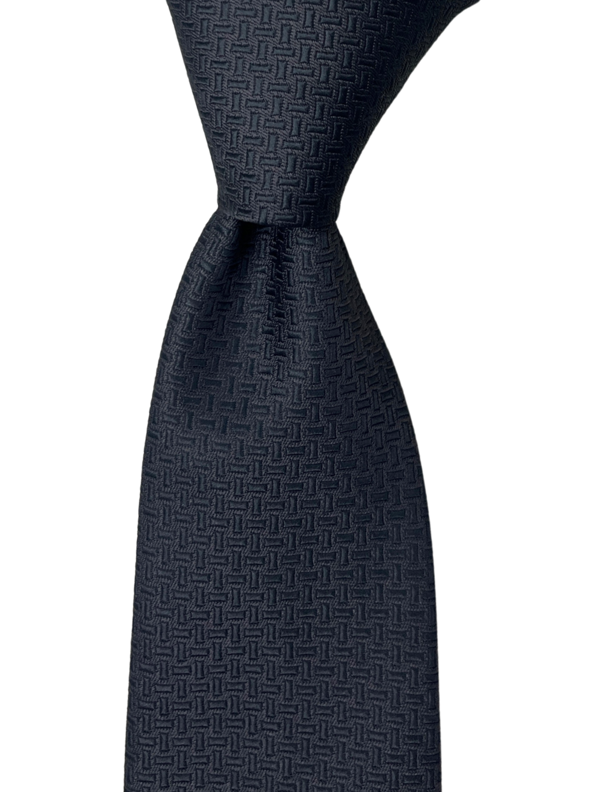 Black Patterned Tie