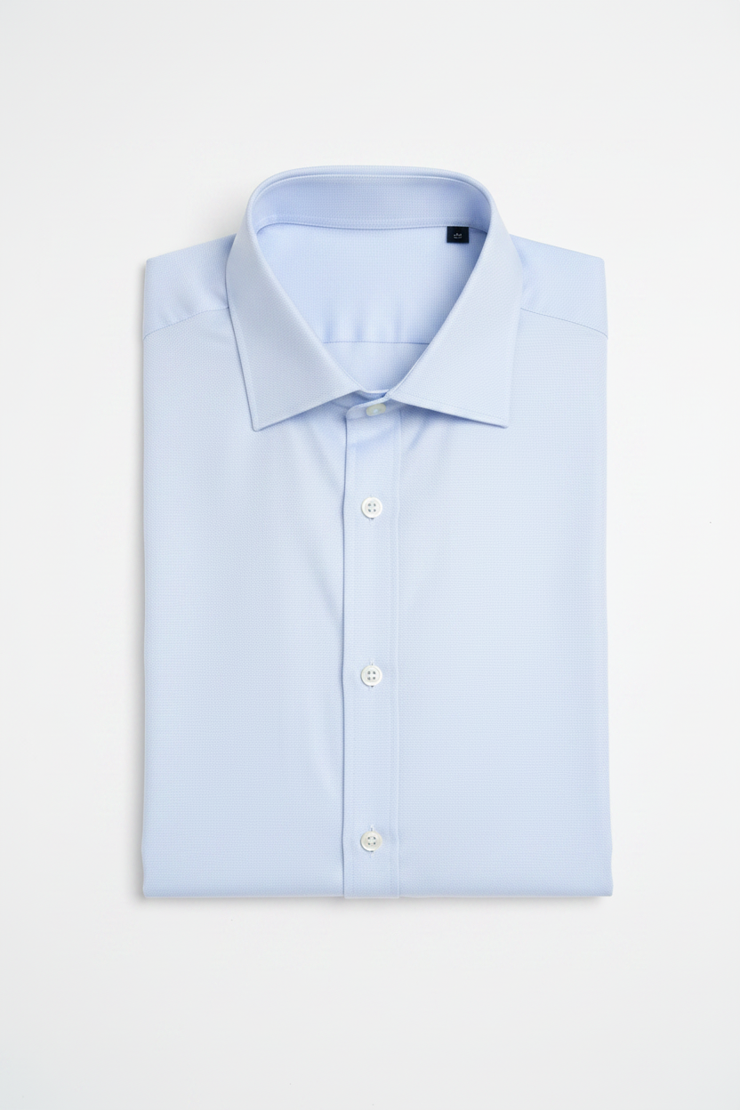 powder blue formal shirt