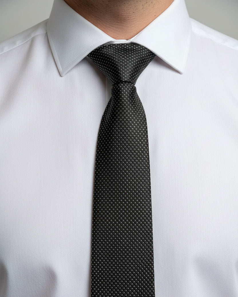 Graphite Micro-Texture Tie