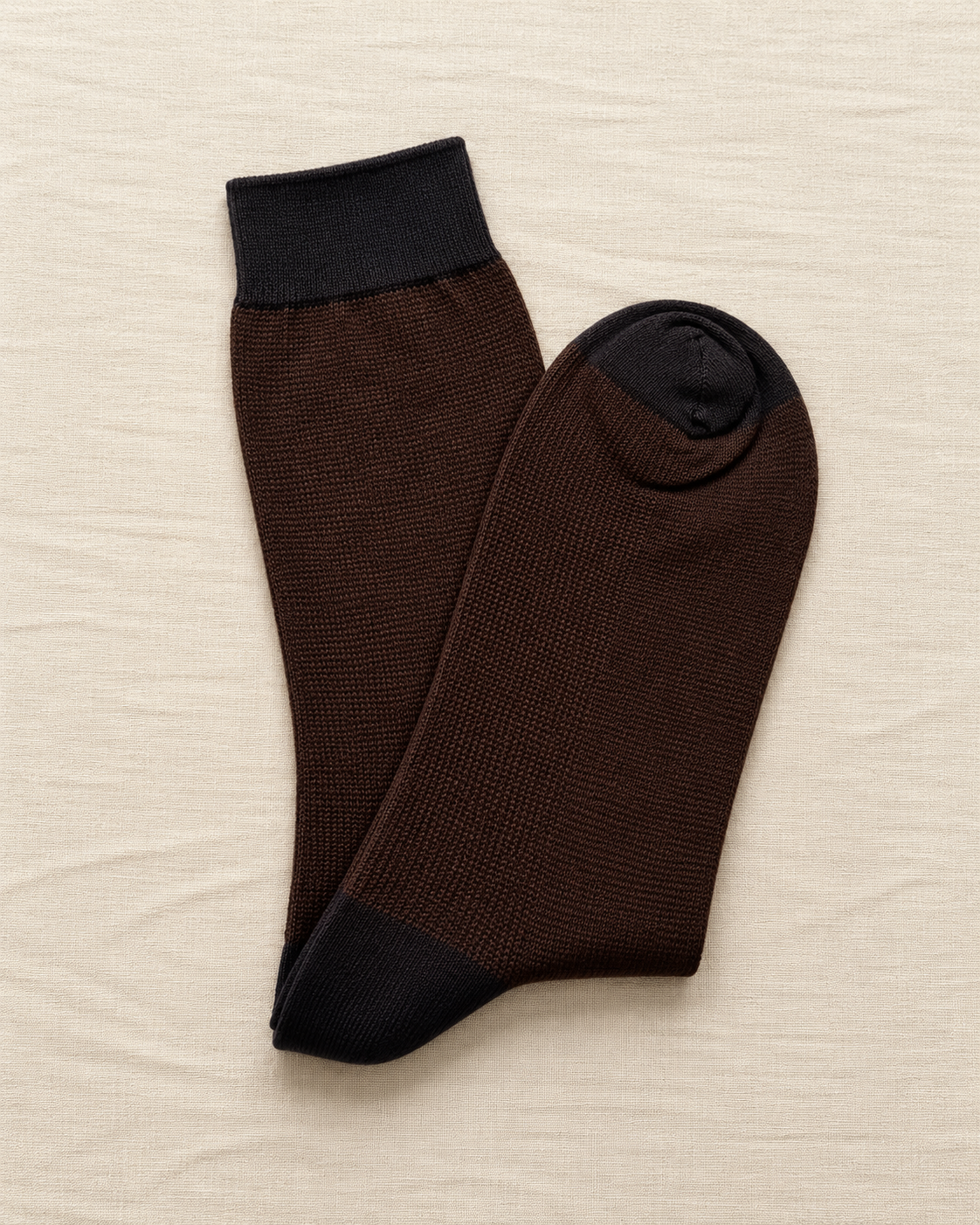 Dark Chocolate Brown Socks