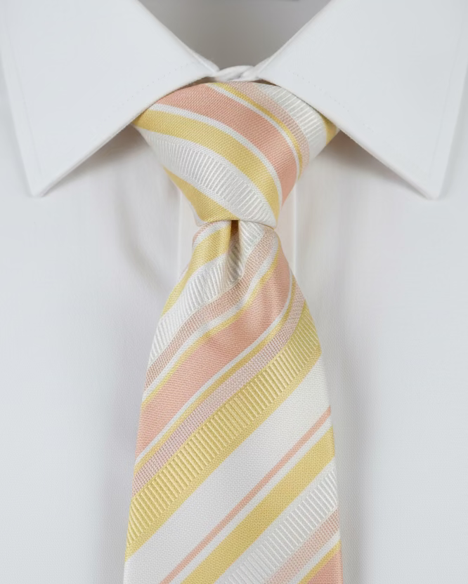The Peach Stripe Tie