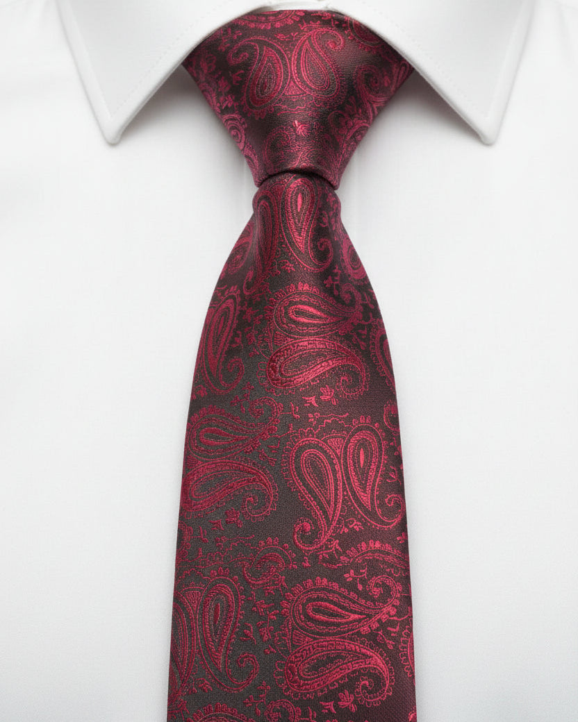 The Crimson Paisley tie