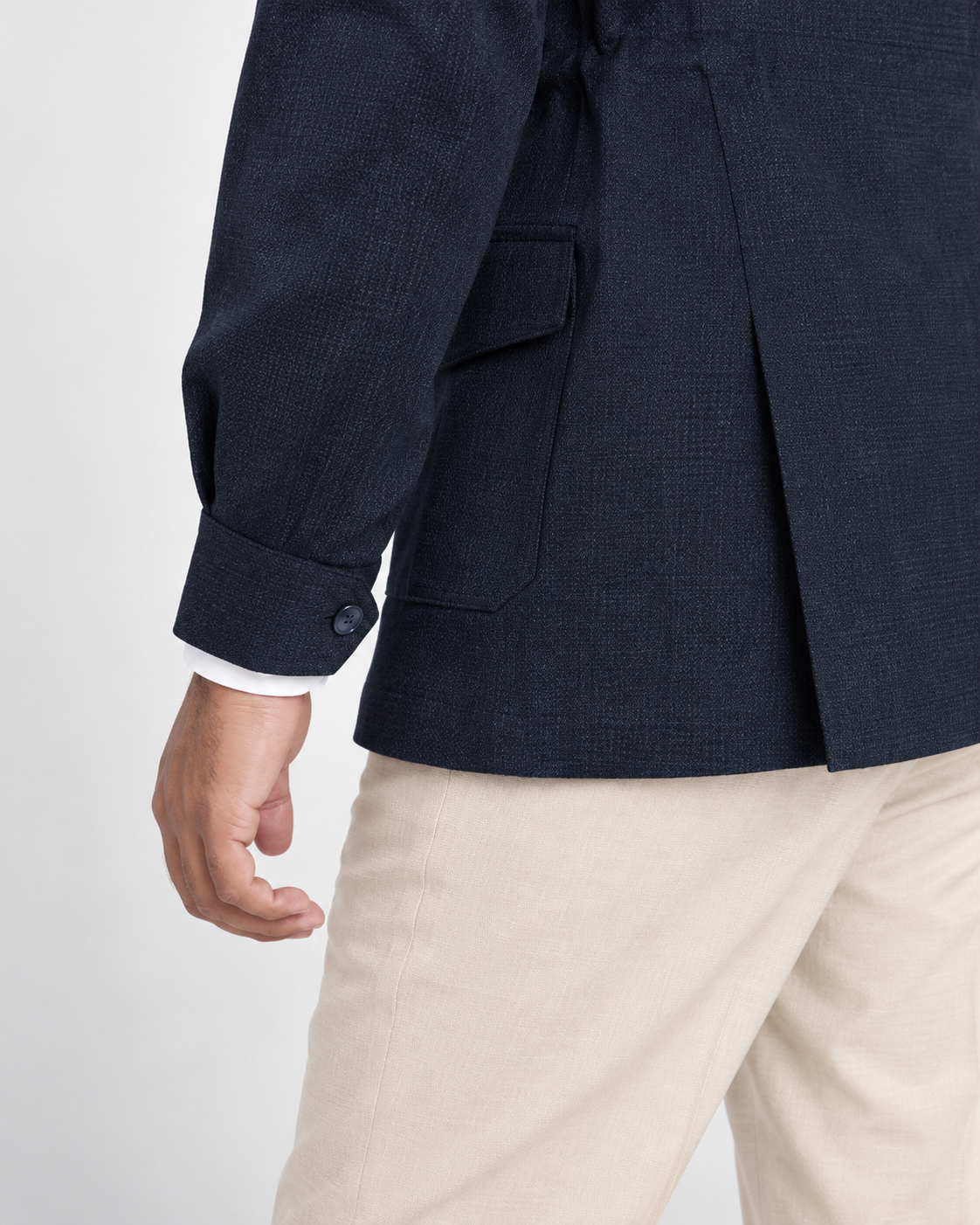 Navy Blue Jungle Jacket