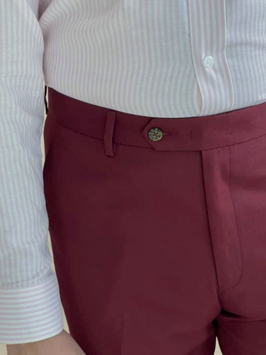 Maroon Formal Trouser