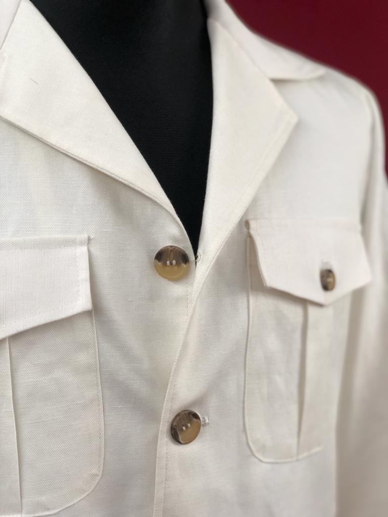 White Safari Jacket