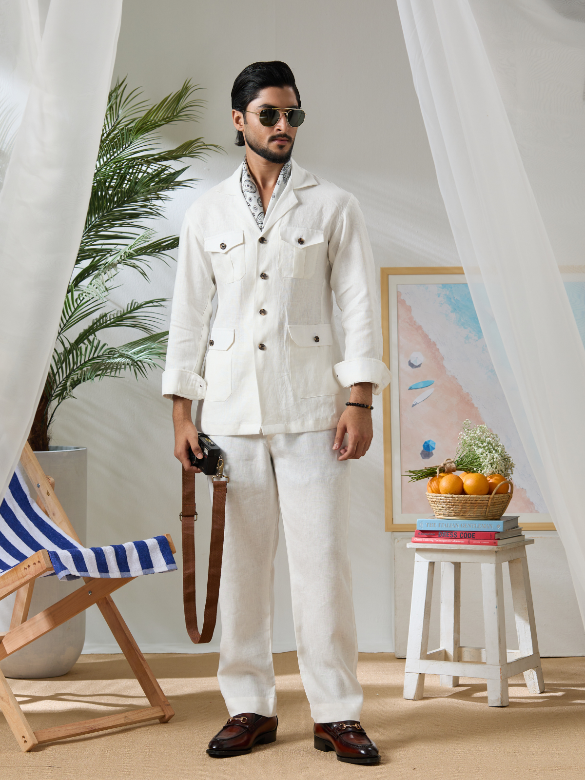 Ivory Field Shacket