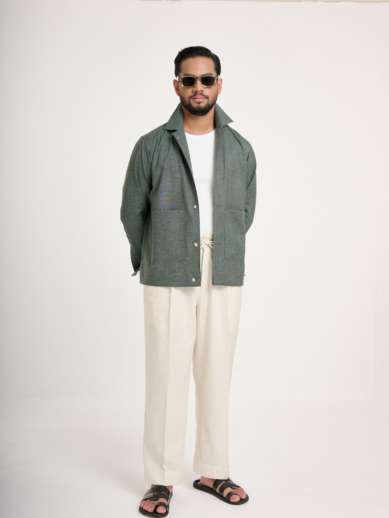 Forest Green Shacket