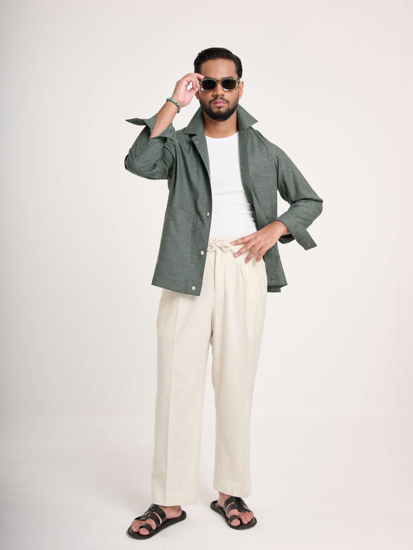 Forest Green Shacket
