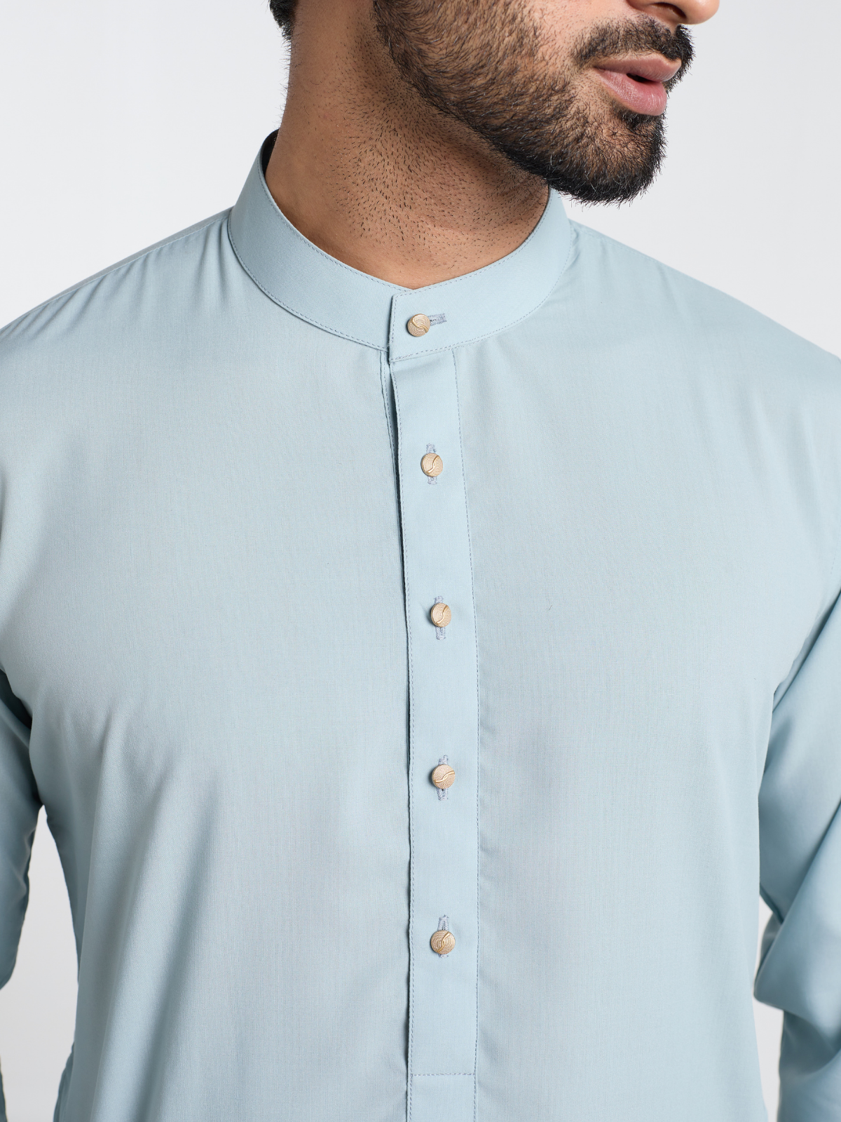 Ice Blue Classic Kabli Suit