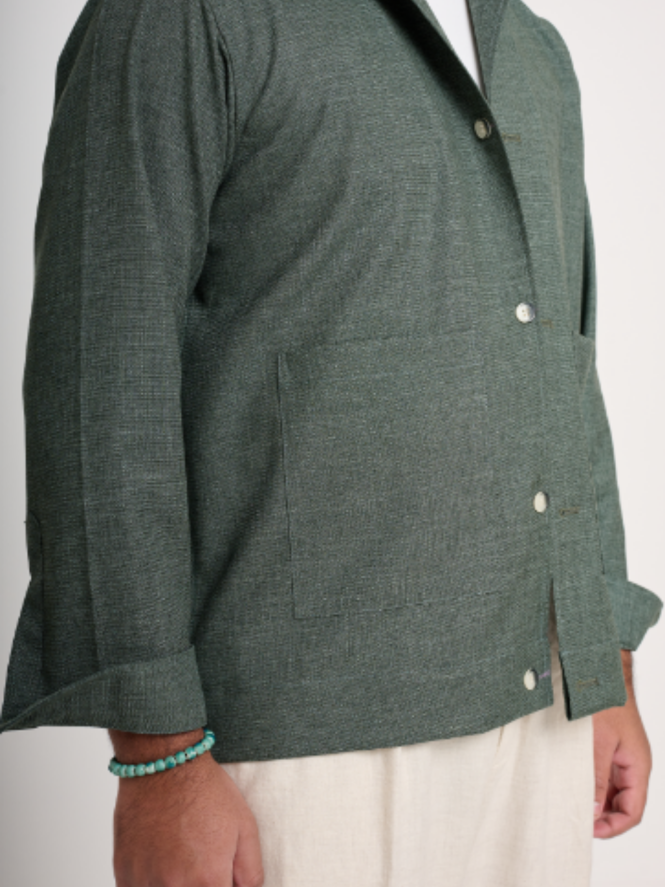 Forest Green Shacket
