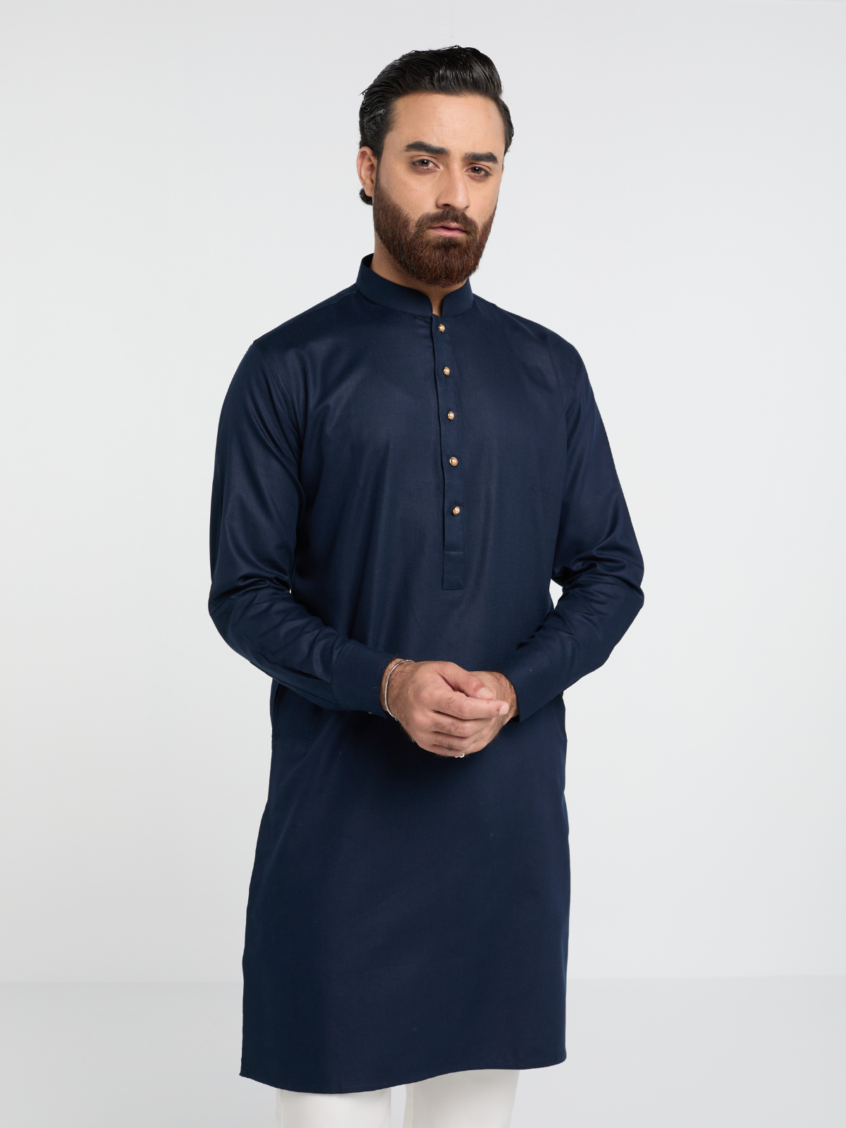 Navy Single Kurta
