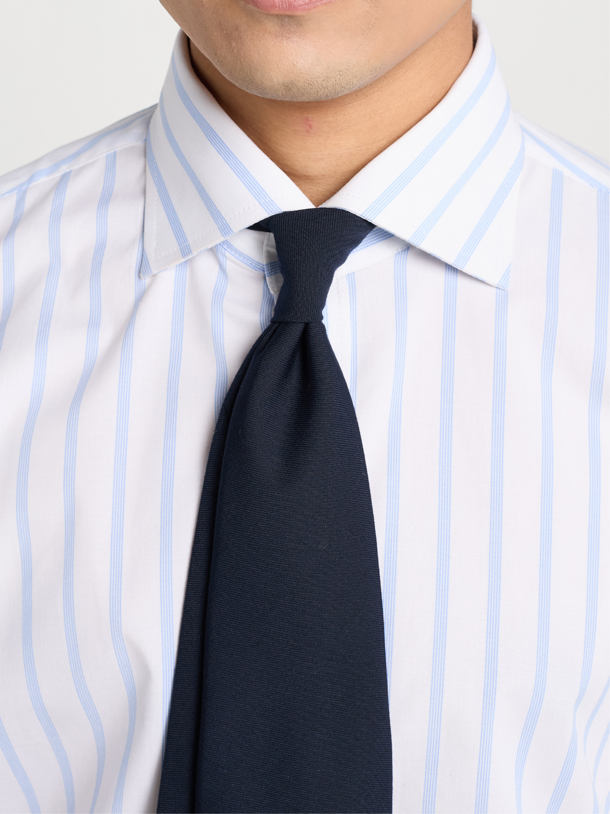Sky Chalk Stripe  Formal Shirt