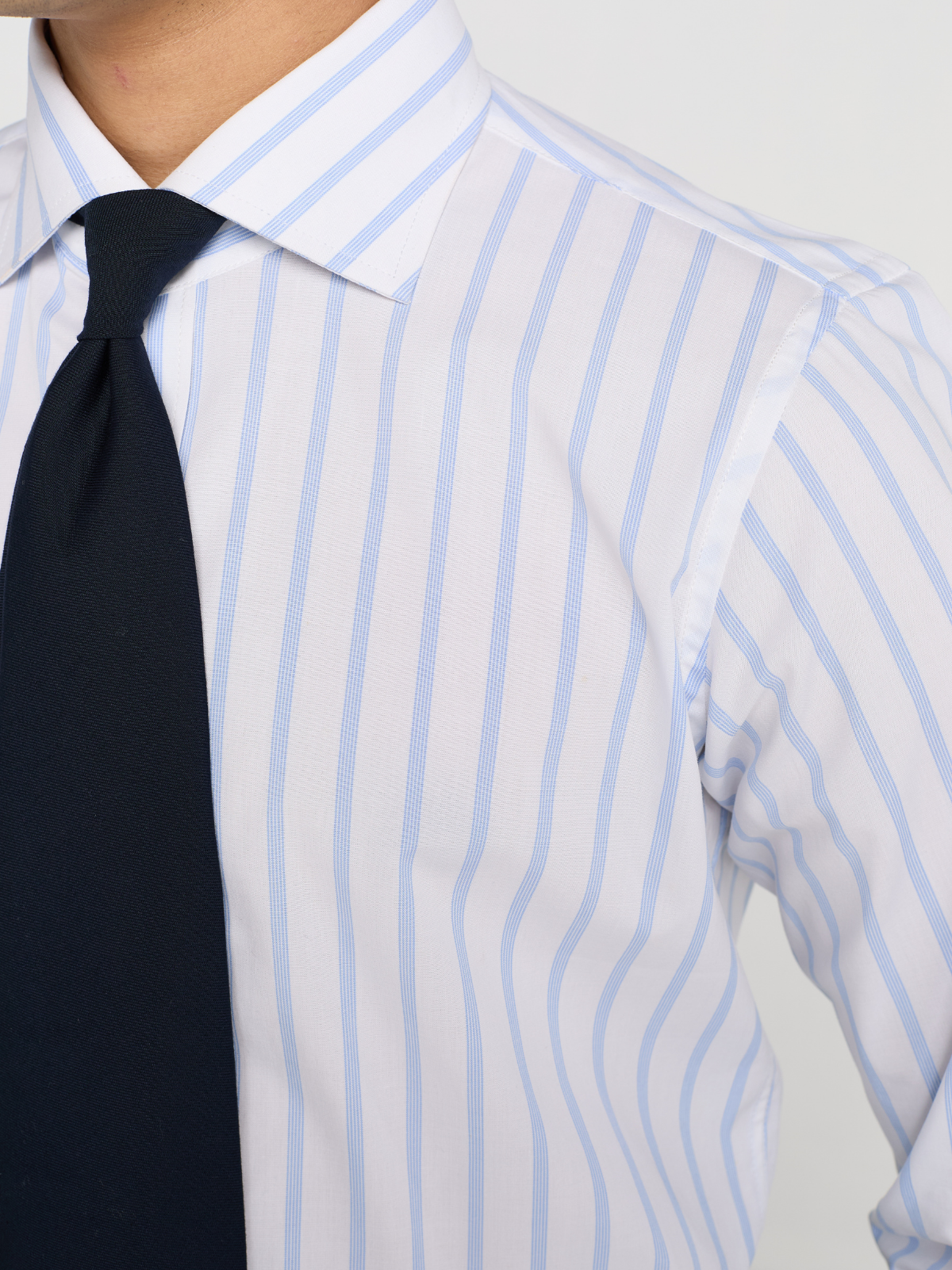 Sky Chalk Stripe  Formal Shirt