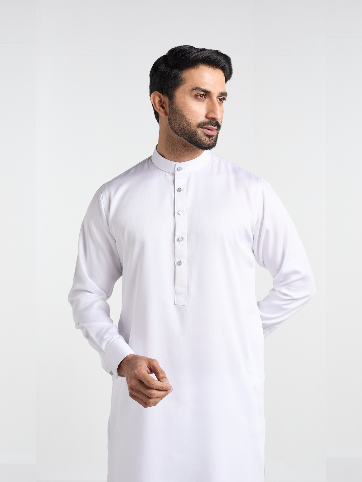 White Classic Kabli Suit