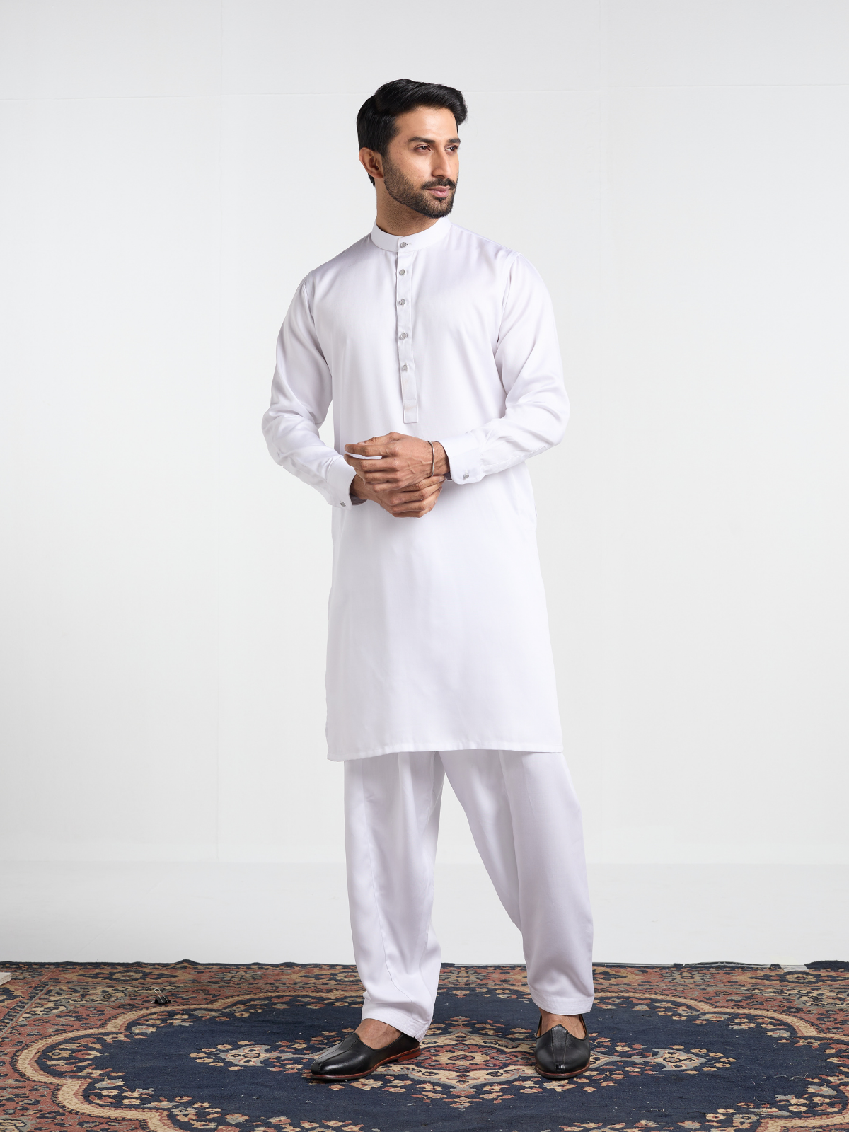 White Classic Kabli Suit