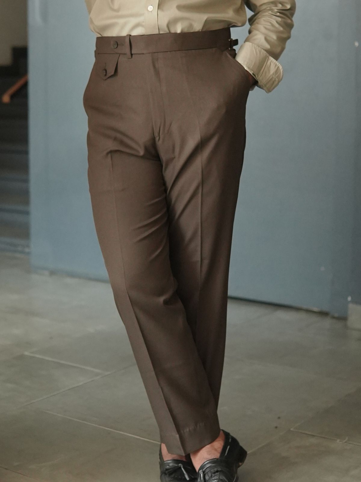 Brown Formal Trouser