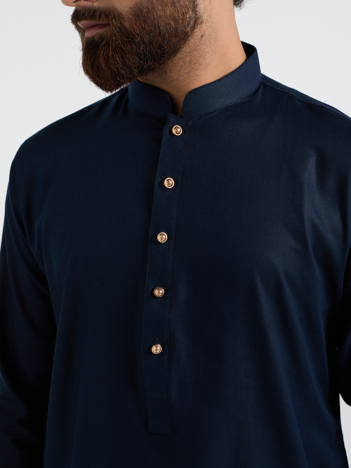 Navy Single Kurta