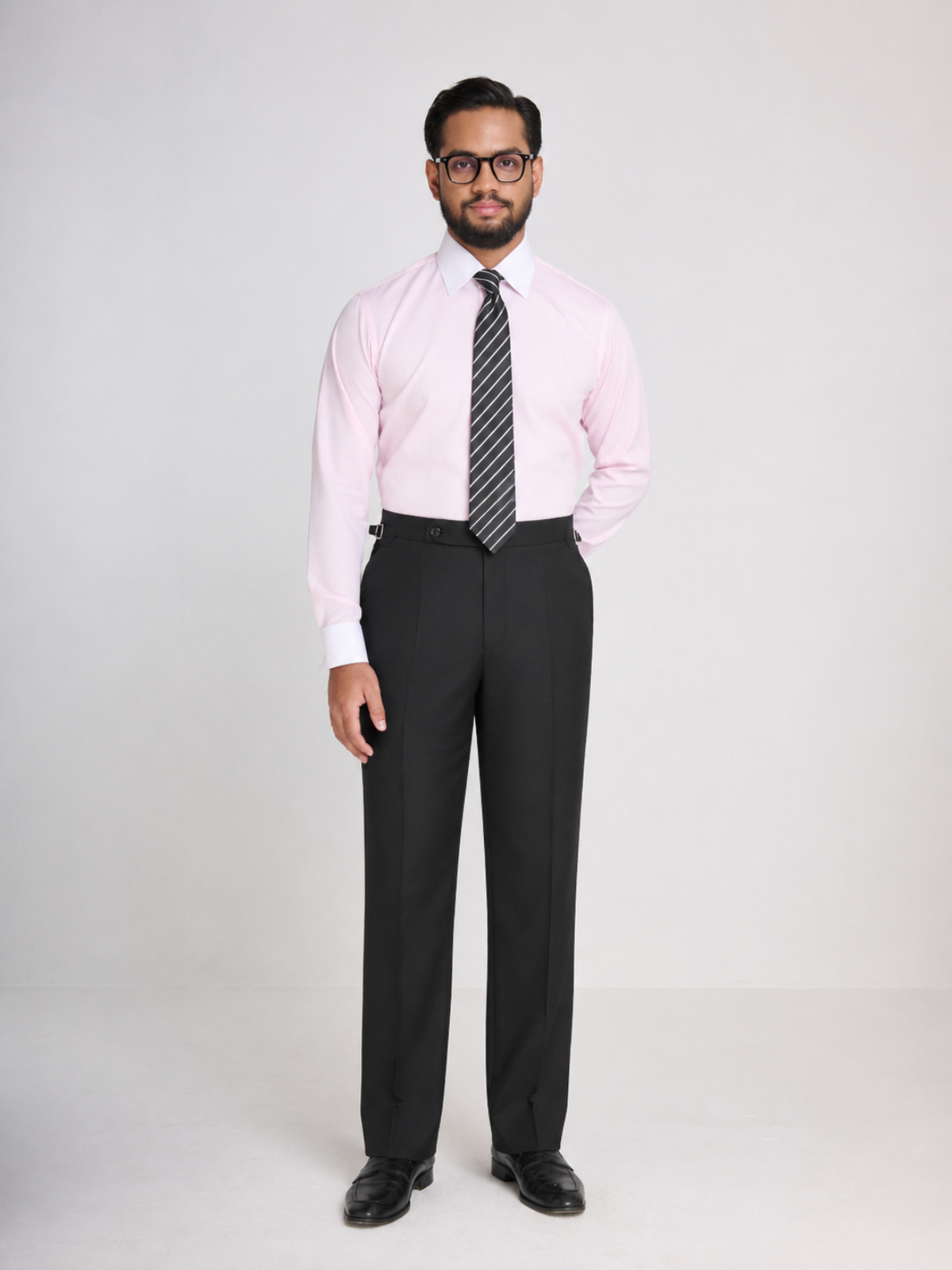 Pink Textured Winchester Shirt – French Cuff