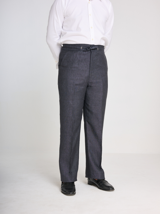 Charcoal Drawstring Trouser