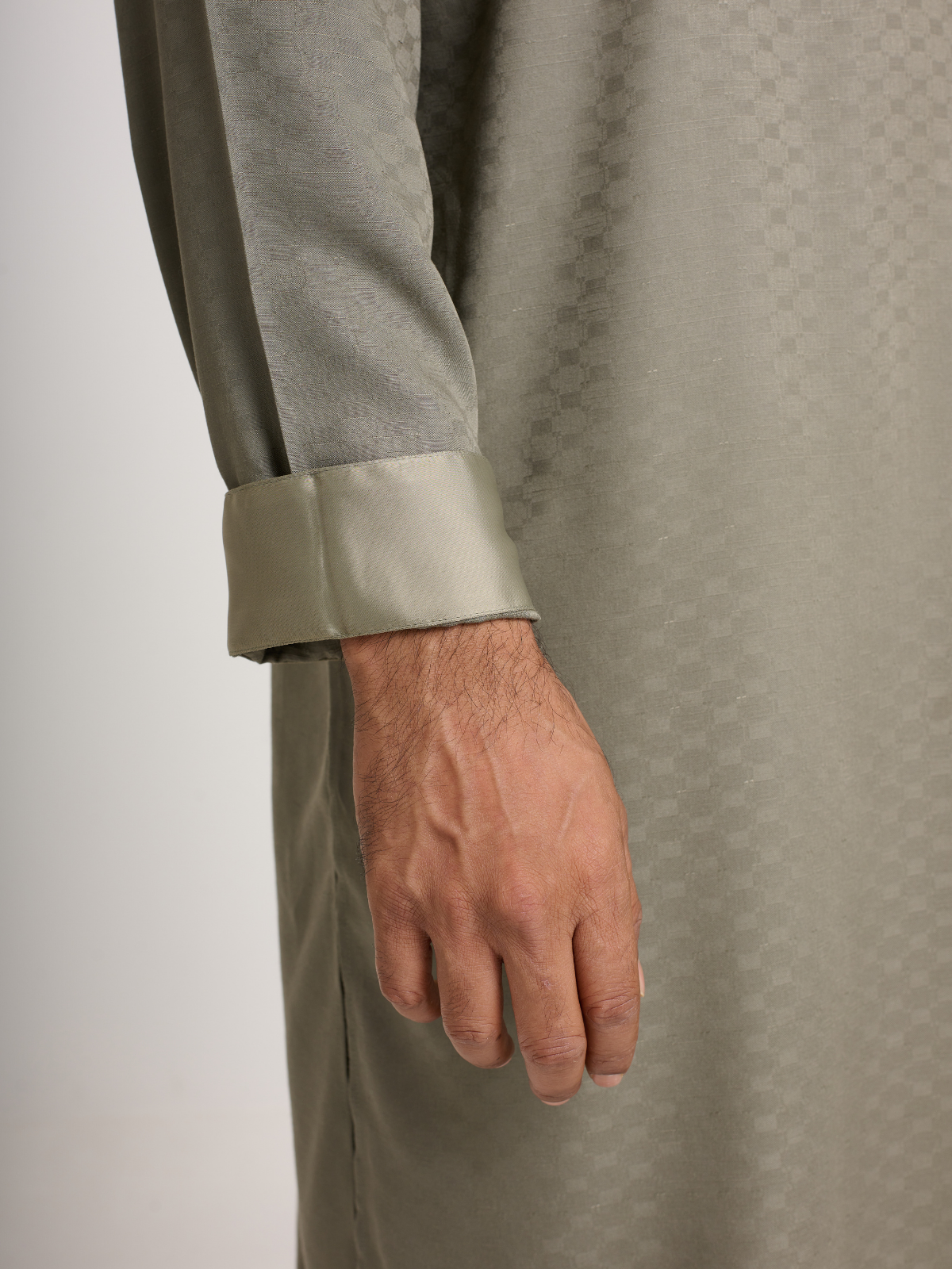 Fern Self Print Kurta