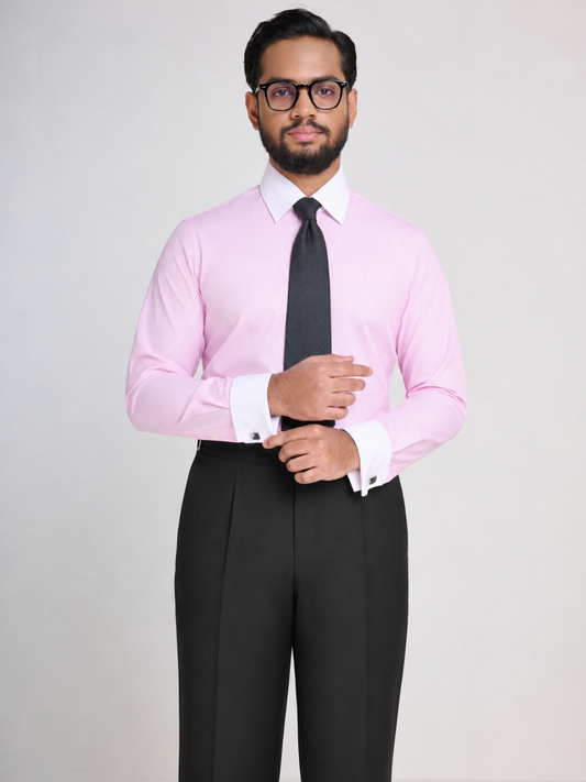 Pink Stripe Winchester Shirt – French Cuff