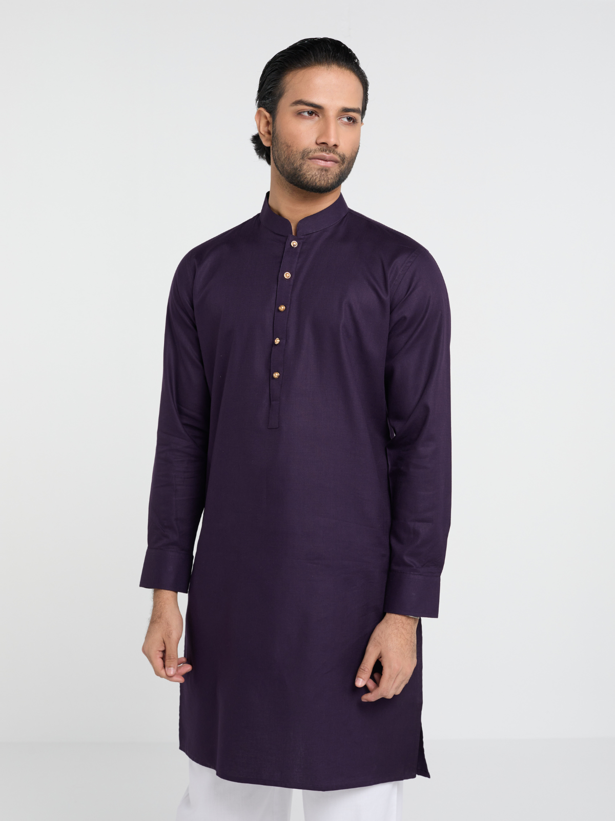 Purple Single Kurta
