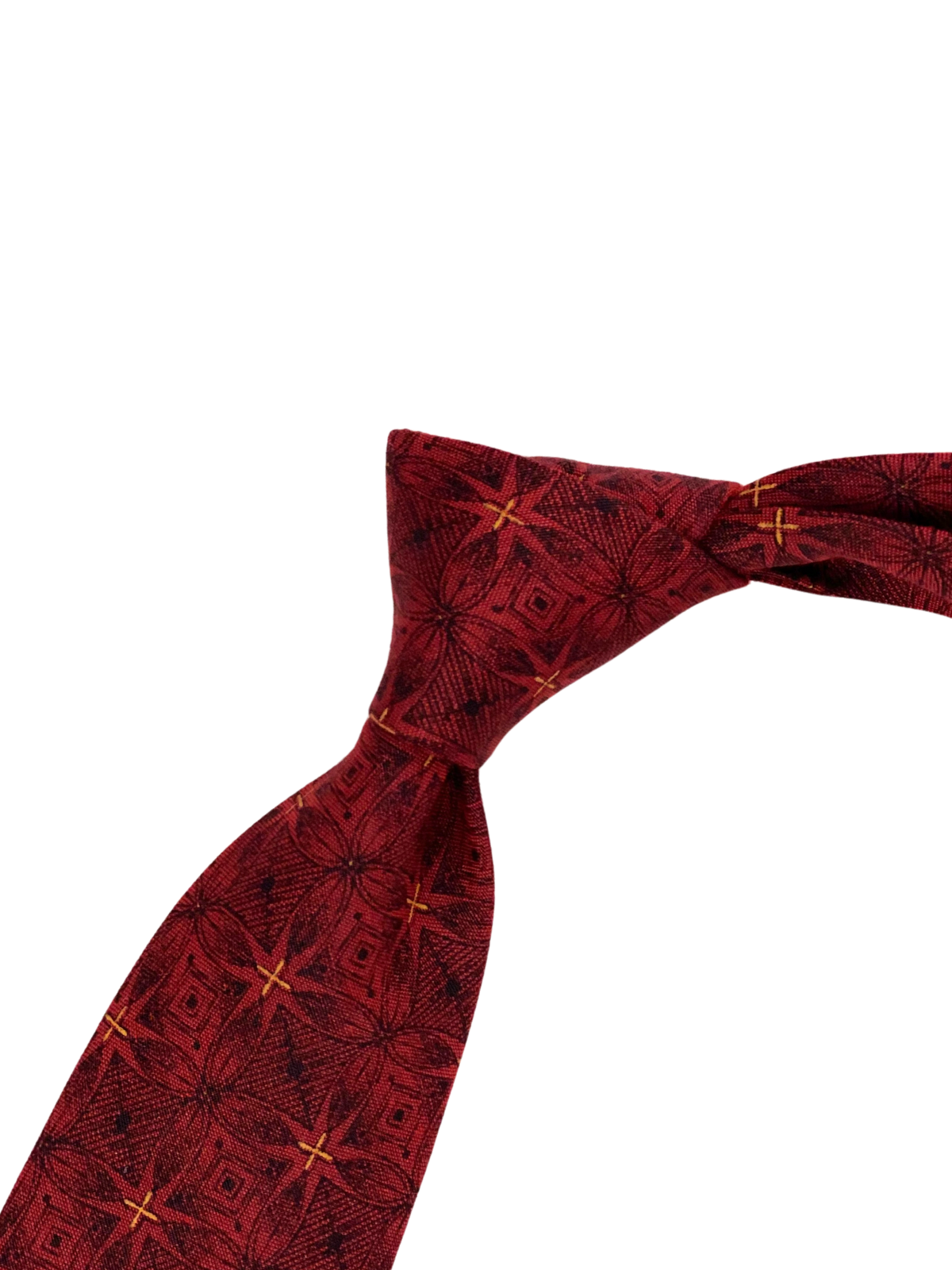 Maroon Patterned Tie