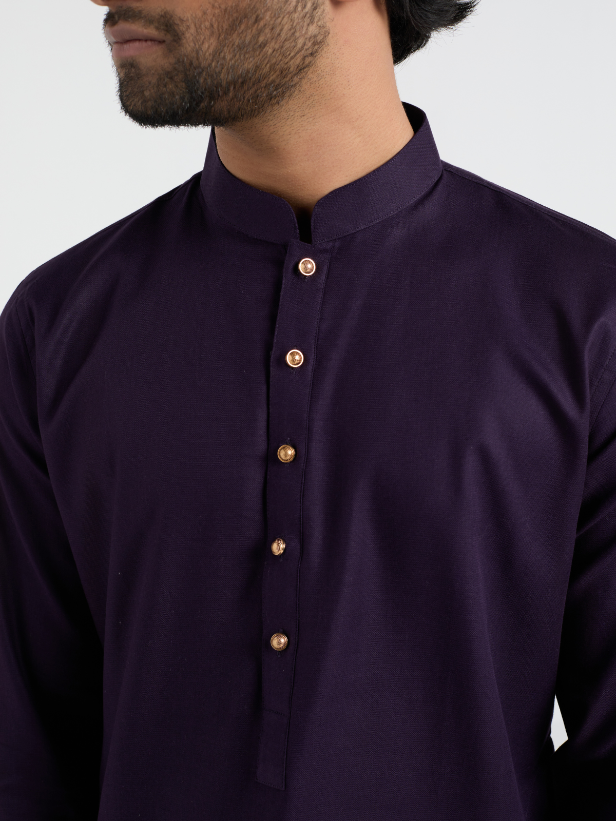 Purple Single Kurta