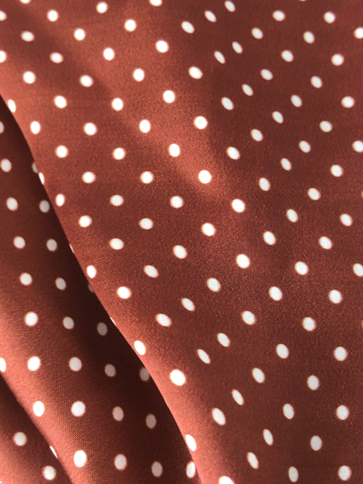 Crimson Polka Silk Pocket Square