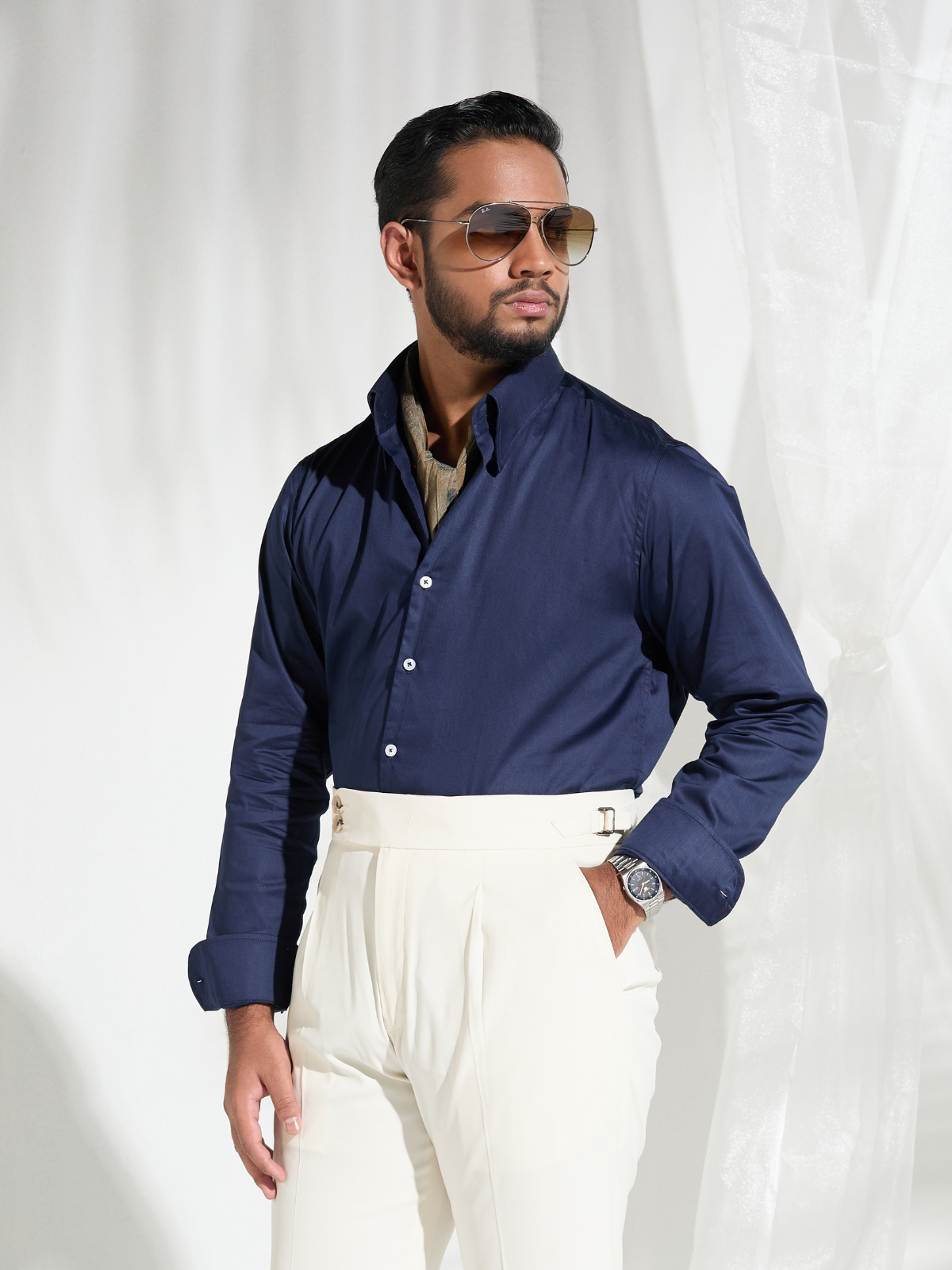 Navy Formal Shirt
