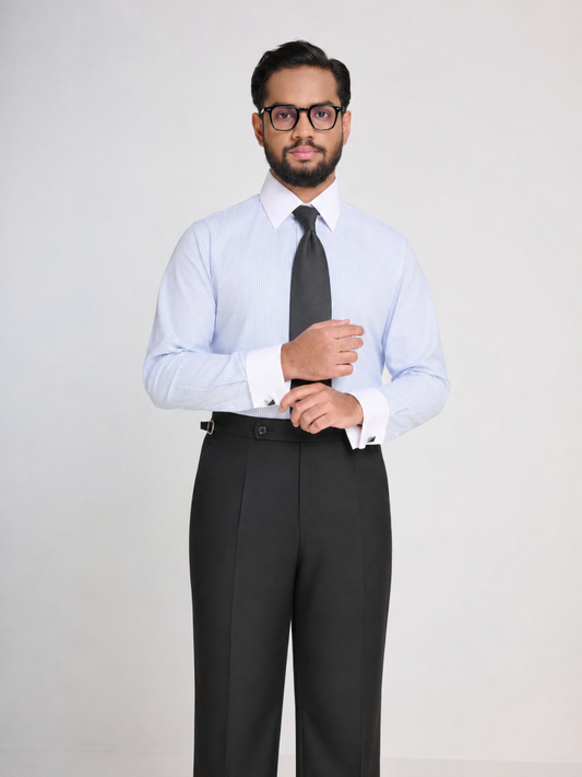 Skyline Bengal Stripe Winchester Shirt-French Cuff