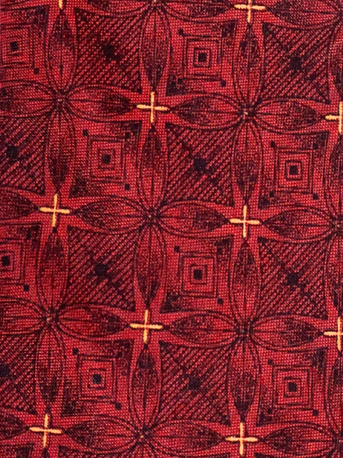 Maroon Patterned Tie